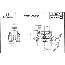 Carica l&#39;immagine nel visualizzatore Galleria, BREMBO - PINZA FISSA BREMBO 20516171