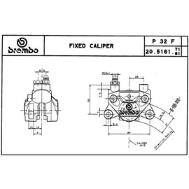 BREMBO - BREMBO 20516181 FIXED CALIPER 