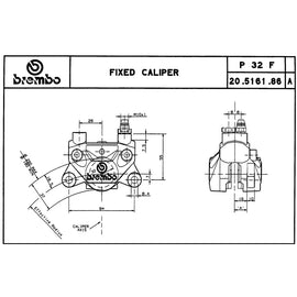 BREMBO - BREMBO 20516186 FIXED CALIPER 