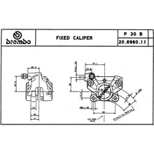 Carica l&#39;immagine nel visualizzatore di Gallery, BREMBO - PINZA FISSA BREMBO 20696011