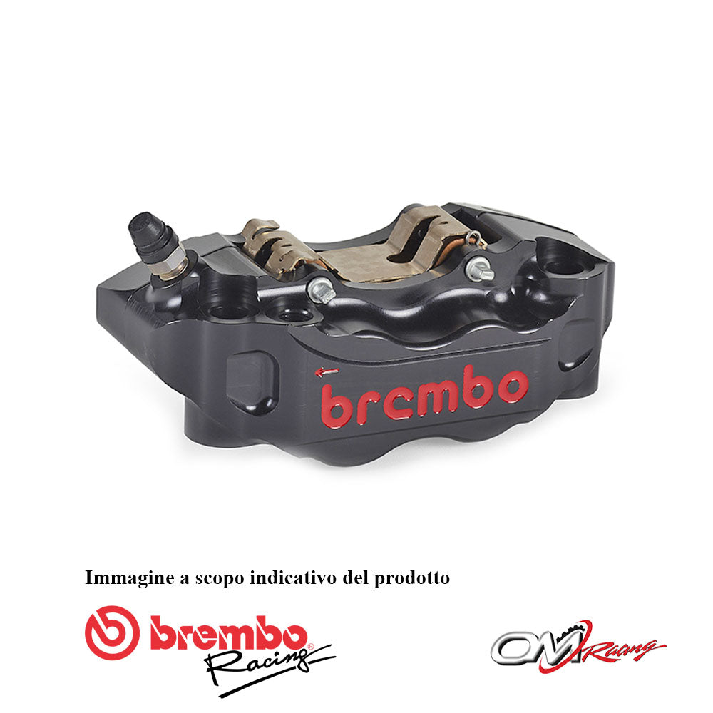 BREMBO RACING KIT PINZE RADIALI 100 MM CNC P4 32 CAFÈ RACER .484 220B47310 Anteriore