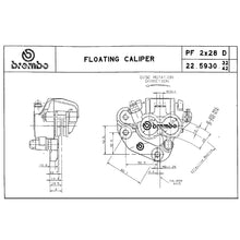 Carica l&#39;immagine nel visualizzatore Galleria, BREMBO - PINZA FLOTTANTE BREMBO 22593032