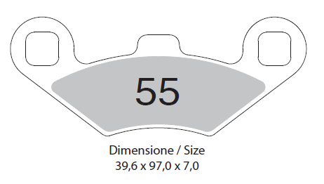 PASTIGLIE OGNIBENE TROFEO PEUGEOT Metropolis 400 '17/21