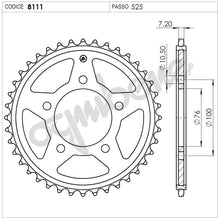 Carica l&#39;immagine nel visualizzatore di Gallery, KIT TRASMISSIONE BENELLI DID 502C Cod. 376310000