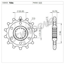 Carica l&#39;immagine nel visualizzatore di Gallery, KIT TRASMISSIONE BENELLI DID 502C Cod. 376310000