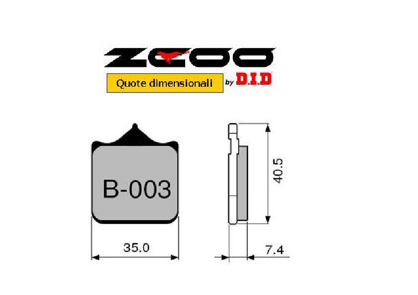 PASTIGLIE OGNIBENE ZCOO BENELLI 502C '19/22