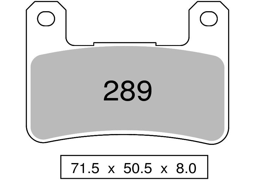 PASTIGLIE OGNIBENE TROFEO SUZUKI GSX 600 - 750 - VStrom1000