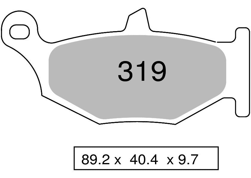 PASTIGLIE OGNIBENE NISSIN SUZUKI GSX 600 - 750 - VStrom1000