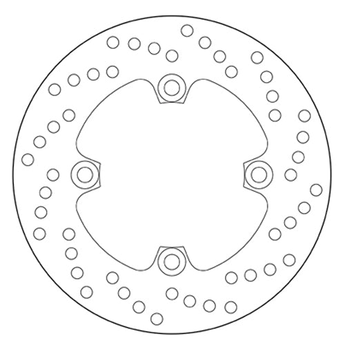 BREMBO - DISCO SERIE ORO FISSO 68B40747 Posteriore