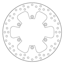 BREMBO - DISCO SERIE ORO FISSO 68B407F0 Posteriore