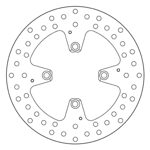 BREMBO - DISCO SERIE ORO FISSO 68B407H1 Posteriore