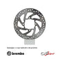 BREMBO - DISCO SERIE ORO FISSO 68B407H2 Posteriore