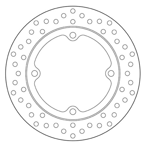 BREMBO - DISCO SERIE ORO FISSO 68B407L9 Posteriore