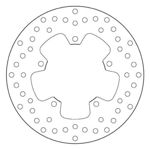 BREMBO - DISCO SERIE ORO FISSO 68B407M8 Posteriore