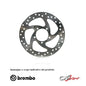 BREMBO - DISCO SERIE ORO FISSO 68B407P6 Posteriore