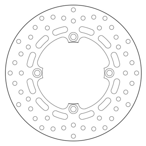 BREMBO - DISCO SERIE ORO FISSO 68B407P7 Posteriore