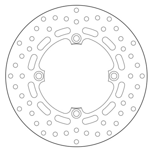 BREMBO - DISCO SERIE ORO FISSO 68B407P7 Posteriore