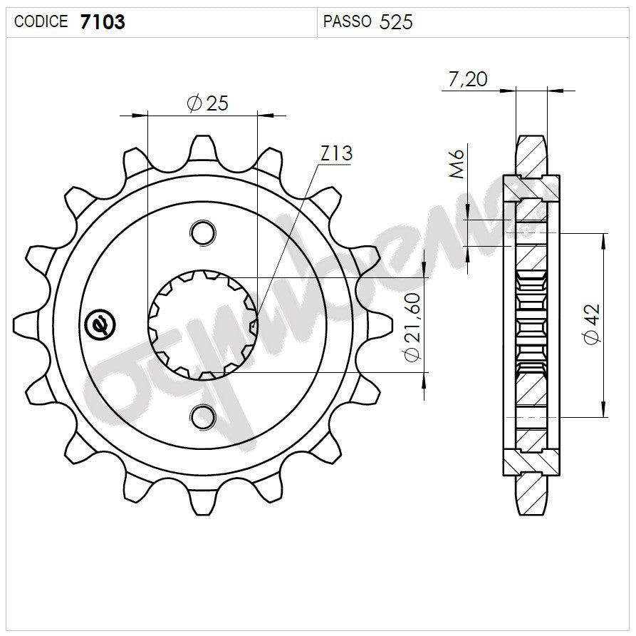 KIT TRASMISSIONE DID SUZUKI Cod. 375580000