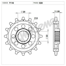 Carica l&#39;immagine nel visualizzatore di Gallery, KIT TRASMISSIONE DID KTM Cod. 376224000