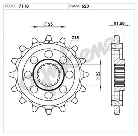 DID KTM TRANSMISSION KIT Code 376234000 