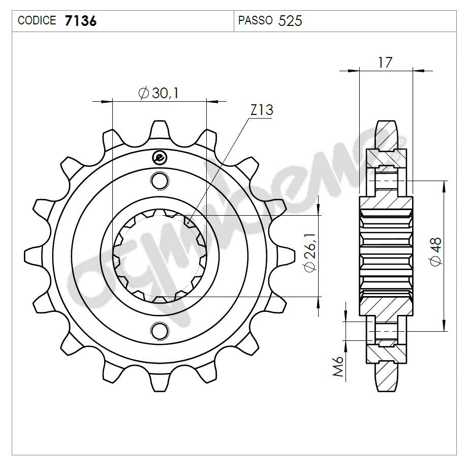 KIT TRASMISSIONE DID HONDA Cod. 376139111