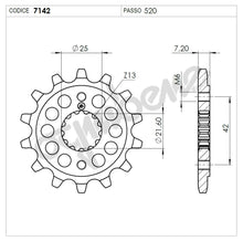 Carica l&#39;immagine nel visualizzatore Galleria, KIT TRASMISSIONE DID RACING HONDA  Cod. 37A241