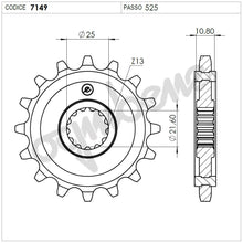 Carica l&#39;immagine nel visualizzatore di Gallery, KIT TRASMISSIONE TROFEO YAMAHA Cod. 255542000