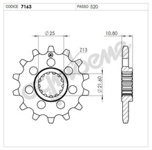 Carica l&#39;immagine nel visualizzatore di Gallery, KIT TRASMISSIONE DID RACING YAMAHA Cod. 37A069