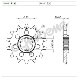 KIT TRASMISSIONE DID RACING YAMAHA Cod. 37A085
