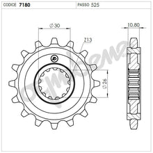 Carica l&#39;immagine nel visualizzatore di Gallery, KIT TRASMISSIONE TROFEO YAMAHA Cod. 2561171747