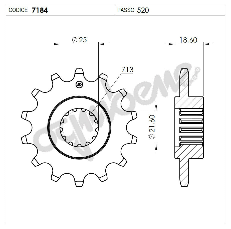 KIT TRASMISSIONE DID KAWASAKI Cod. 375441111