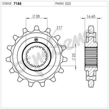 Carica l&#39;immagine nel visualizzatore di Gallery, KIT TRASMISSIONE TROFEO KTM Cod. 256307000