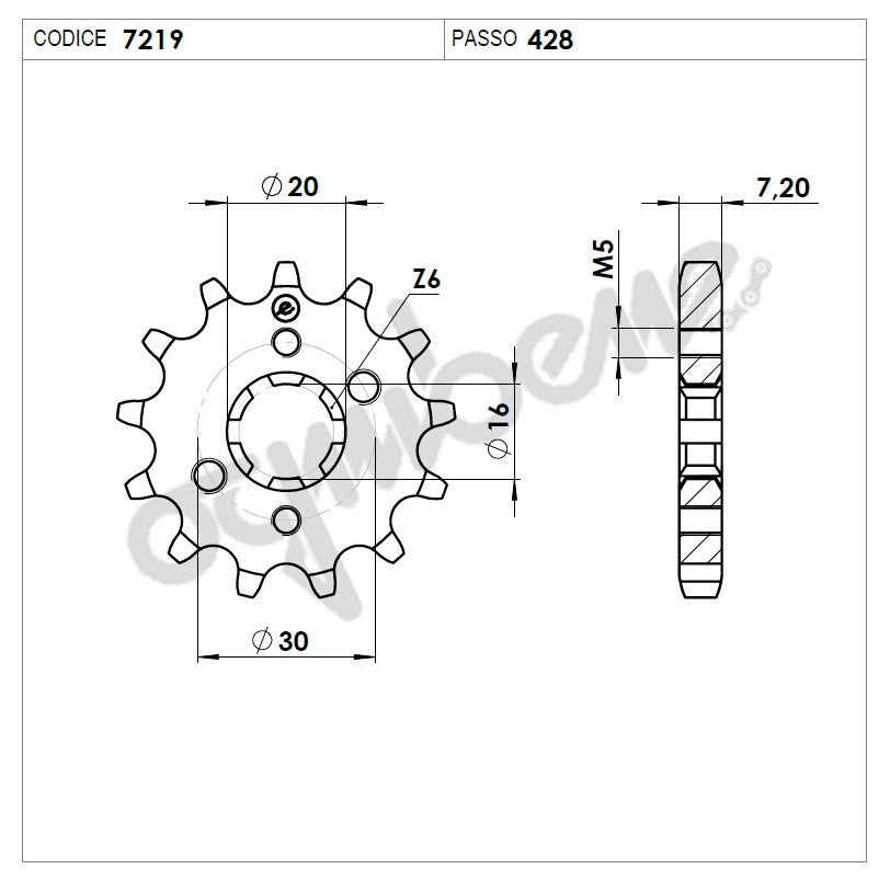 KIT TRASMISSIONE DID SUZUKI Cod. 376254000