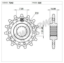 Carica l&#39;immagine nel visualizzatore di Gallery, KIT TRASMISSIONE TROFEO HONDA Cod. 2559301641