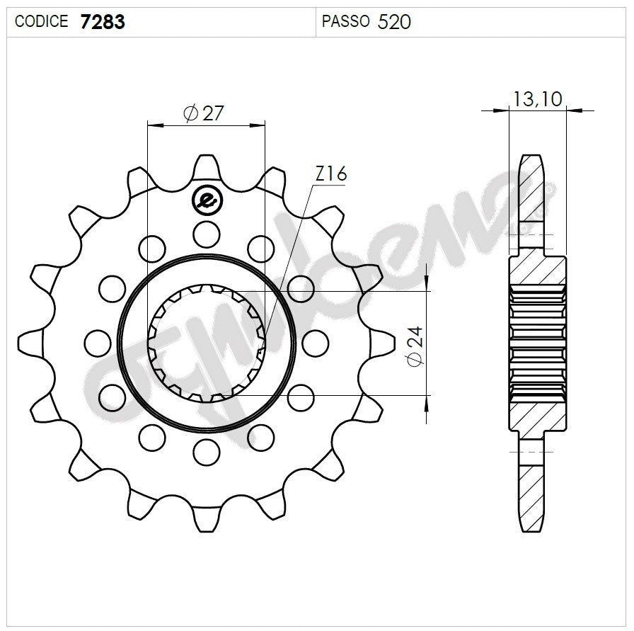 KIT TRASMISSIONE DID RACING SUZUKI Cod. 37A296