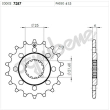 Carica l&#39;immagine nel visualizzatore di Gallery, KIT TRASMISSIONE DID RACING YAMAHA Cod. 37A282