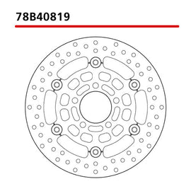 BREMBO - DISCO SERIE ORO FLOTTANTE 78B40819 Anteriore