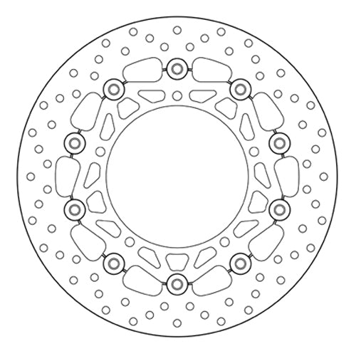 BREMBO - DISCO SERIE ORO FLOTTANTE 78B40831  Anteriore