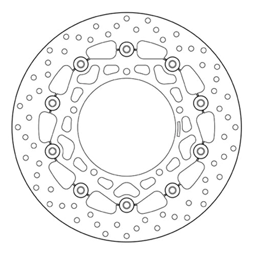 BREMBO - DISCO SERIE ORO FLOTTANTE 78B40860 Anteriore