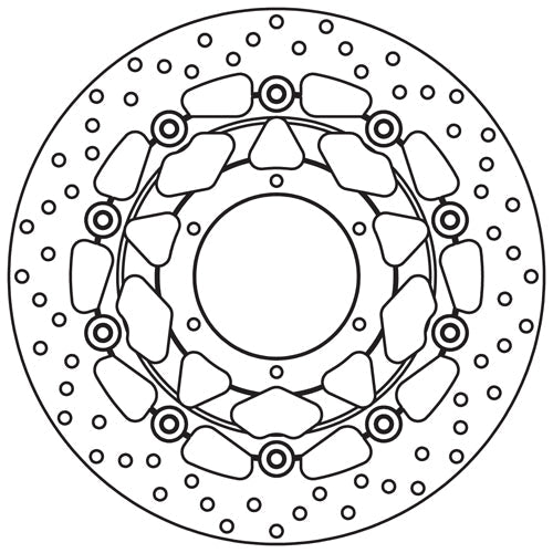 BREMBO - DISCO SERIE ORO FLOTTANTE 78B40867 Anteriore