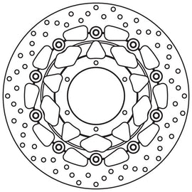 BREMBO - SERIE ORO FLOATING DISC 78B40867 Front 