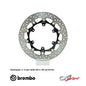 BREMBO - DISCO SERIE ORO FLOTTANTE 78B40833 Posteriore