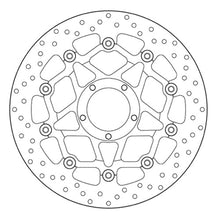 Carica l&#39;immagine nel visualizzatore di Gallery, BREMBO - DISCO SERIE ORO FLOTTANTE 78B408A4 Anteriore