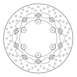 BREMBO - DISCO SERIE ORO FLOTTANTE 78B408A5 Anteriore