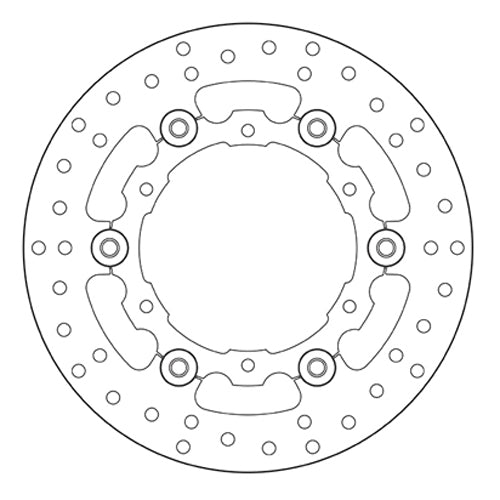 BREMBO - DISCO SERIE ORO FLOTTANTE 78B408A6 Posteriore