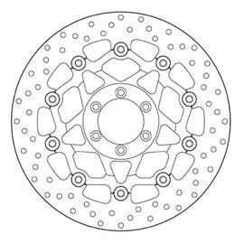 BREMBO - DISCO SERIE ORO FLOTTANTE 78B408A7 Anteriore