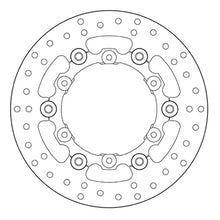 Carica l&#39;immagine nel visualizzatore Galleria, BREMBO - DISCO SERIE ORO FLOTTANTE 78B408A9 Posteriore