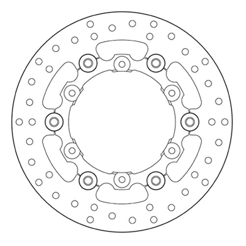 BREMBO - DISCO SERIE ORO FLOTTANTE 78B408A9 Posteriore
