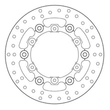 Carica l&#39;immagine nel visualizzatore di Gallery, BREMBO - DISCO SERIE ORO FLOTTANTE 78B408A9 Posteriore