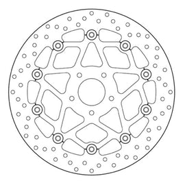 BREMBO - DISCO SERIE ORO FLOTTANTE 78B408B0 Anteriore